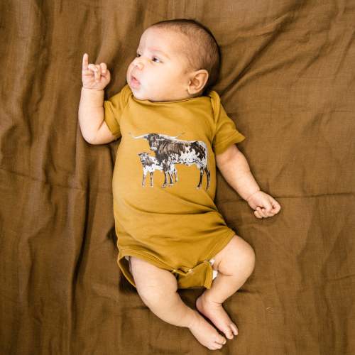 Southwest Longhorn Onesie – Cowkid Clothing Company