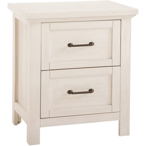 Westfield Nightstand - Brushed White | Westwood Baby | 1201910 | Old Brick Furniture