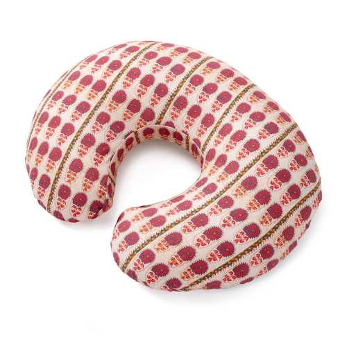 Fuchsia Daisy Suzani Nursing Pillow Cover