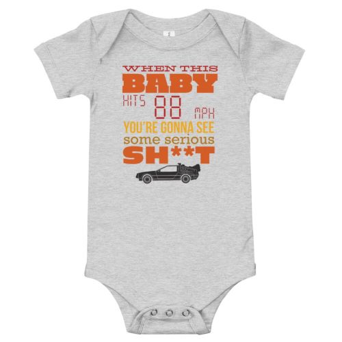 Back to the Future Baby Grow