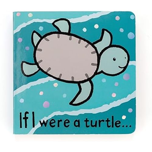 Jellycat If I were a Turtle: A Touch and Feel Board Book Children's Book | Baby Gift