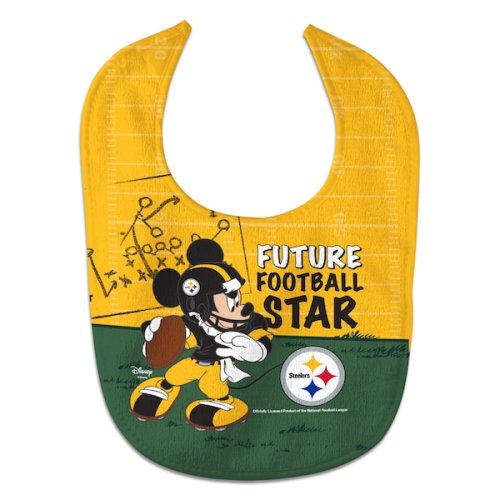 Pittsburgh Steelers WinCraft Newborn & Infant Disney All-Pro Baby Bib