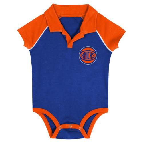 Newborn Knicks Johnny Collar Onesie