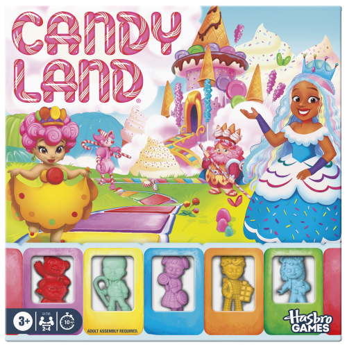 Candy Land Board Game (2025), 2 Ways to Play, Reimagined Gameboard & Tokens, Kids Game, Teacher School Supplies, 3+