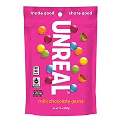 Amazon.com : Unreal, Candy Coated Milk Chocolate Gems, 5 Ounce : Grocery & Gourmet Food