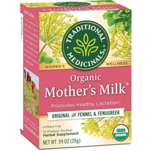 Traditional Medicinals Milk - Organic Breastfeeding, Traditional Medicines Lactation Tea, Pack 1