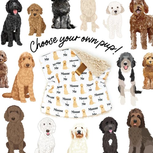 Personalized Baby + Pup Blanket