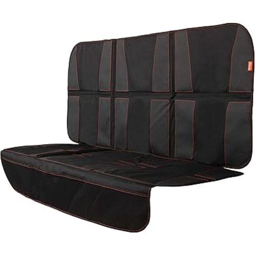 Diono Ultra Mat Fits3 Across Extra Large Car Seat Protector for Complete Protection Against Dirt & Scratches, Crash Tested, High Strength, Water Resistant with Thick Padding for Durable Protection