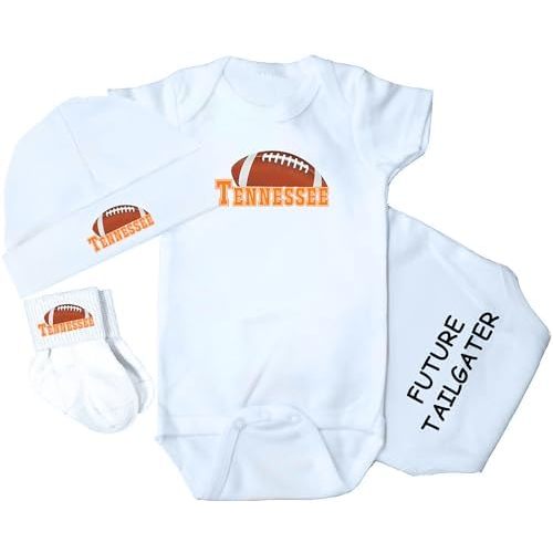3 Piece Baby Clothing Set for Tennessee Football Fans