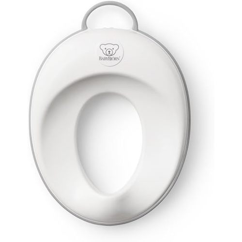 BABYBJORN Toilet Trainer, White/Gray, 1 Count (Pack of 1)