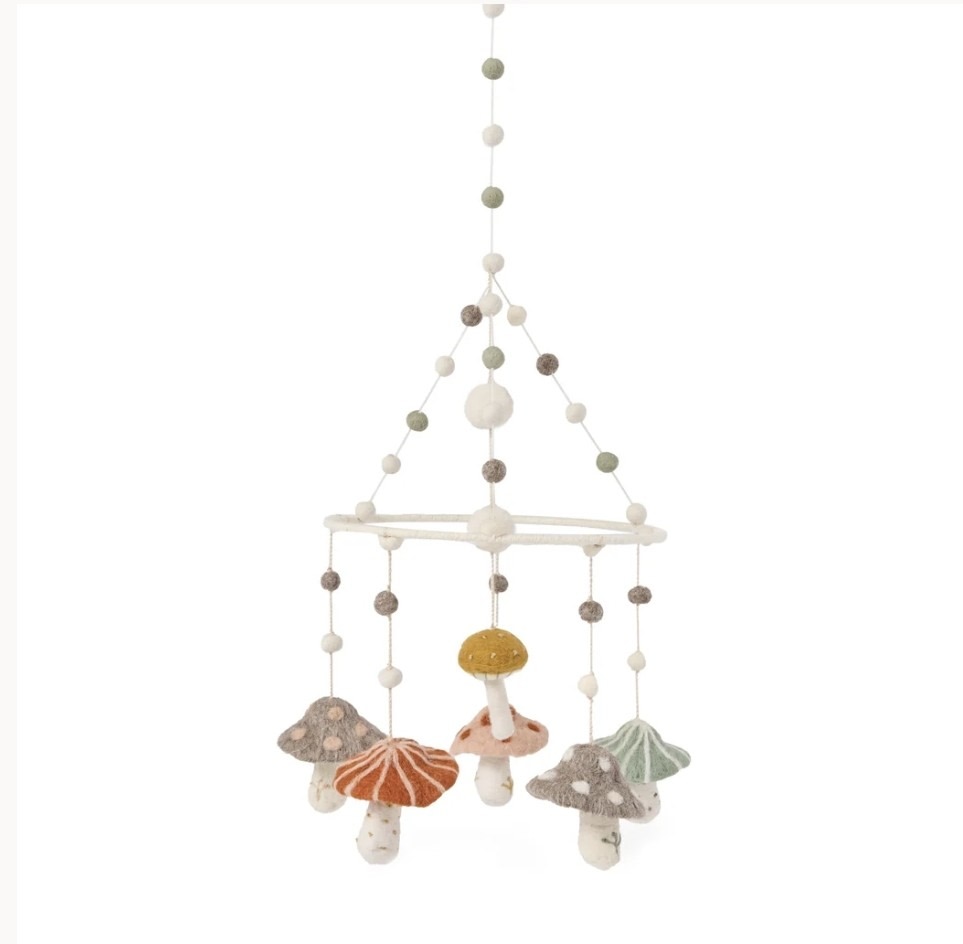 Pehr Classic Mobile - Mini Mushrooms – Babyletto