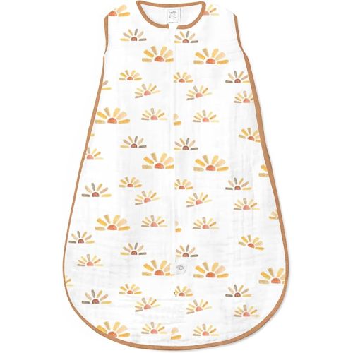 SwaddleDesigns Muslin zzZipMe Sleeping Sack, for Baby Boy and Girl, Wearable Blanket with 2-Way Zipper