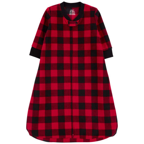 Baby Buffalo Check 2-Way Zip Fleece Sleep Bag