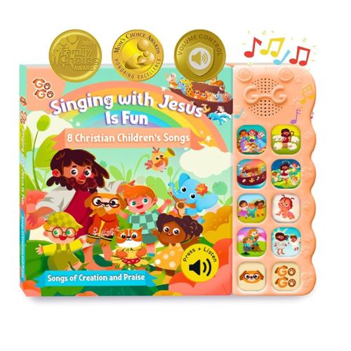 Amazon.com: GO GO Songs of Creation and Praise: Christian Baby Books with 8 Songs, Singing Toy, Sound Play for Ages 1-5, Musical Learning, and Interactive Praise Gift for Kids, Bible for Toddlers 1-3 : Toys & Games