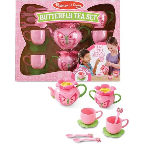 Melissa & Doug Butterfly Tea Set