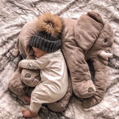 Elephant Pillow for Baby | Perfect Baby Shower Gift for a Baby – Cozy Nursery