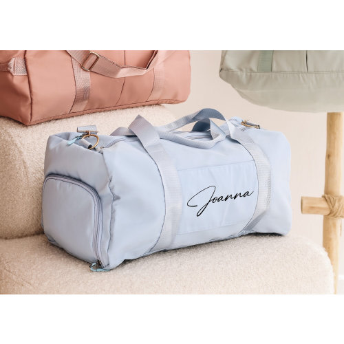 Personalized Name Duffel Bag, Mothers Day Gifts, Cute Overnight Bag for Her, Custom Weekender Bag, Travel Bag, Initial Gym Bag, Hospital Bag