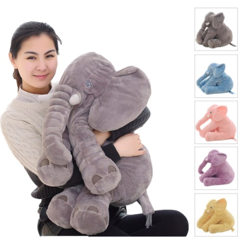 Elephant Pillow Plushie Baby Stuffed Stuffed Animal Dumbo Mothers Day – Dan's Collectibles and More