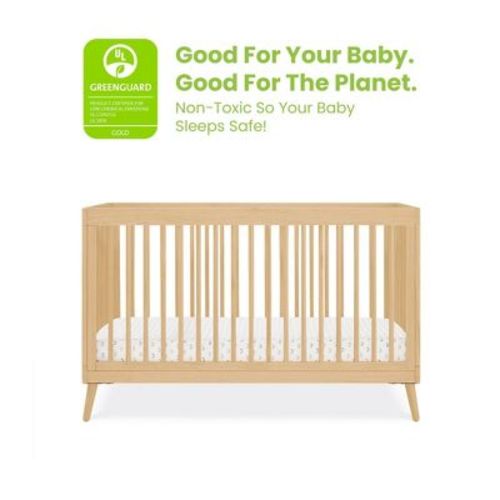 Delta Children Jordan 4-in-1 Convertible Crib - GREENGUARD Gold Certified - Natural