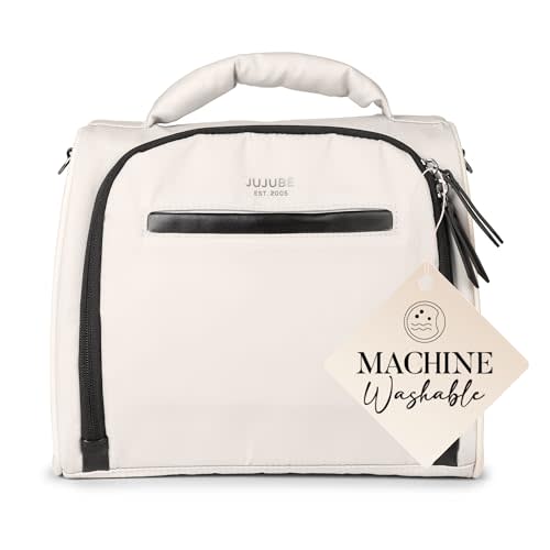 JuJuBe x Witney Carson - New Insulated Bottle Bag, Breastmilk Storage Bag for Baby Bottles, Travel Insulated Lunch Bag or Cooler Bag with Waterproof Lining for Nursing, Milk, Food, Snacks, Cloud
