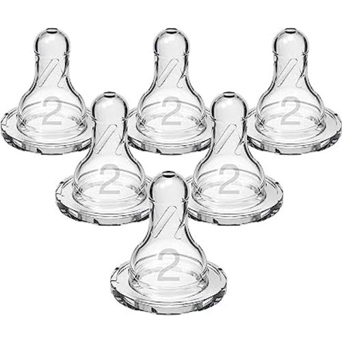 Dr. Browns 2 Natural Flow Level 2 Standard Nipple - 6 Count