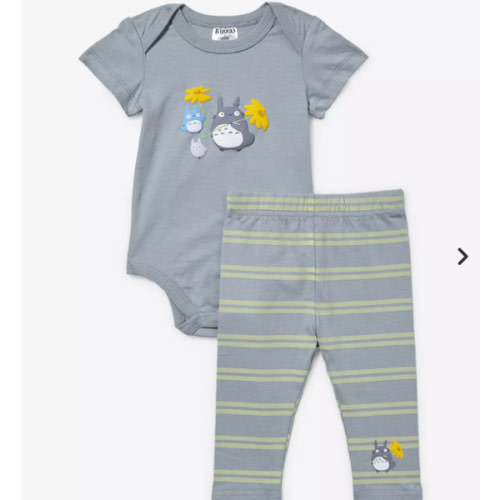 Studio Ghibli My Neighbor Totoro Floral Totoro Infant One-Piece & Pants Set - BoxLunch Exclusive | BoxLunch