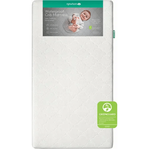 Newton Baby Crib Mattress - Waterproof Infant & Toddler Mattress, Baby Bed Mattress for Crib, Dual-Layer, Safe, Breathable & Washable Crib Mattress from Cover to Core, Deluxe 5.5 Inch-Cushion, White