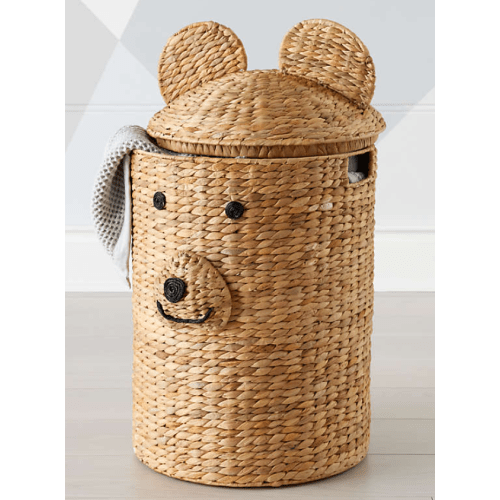 Bear Woven Kids Hamper with Handles