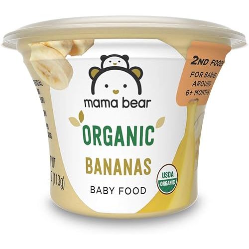 Organic Baby Food, Bananas, vegetarian, 4 ounce (Pack of 12)