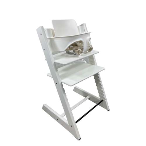 Stokke Tripp Trapp High Chair With Baby Set, White, 1