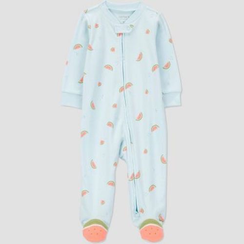 Carter's Just One You®️ Baby Girls' Sleep N' Play - Purple/yellow Newborn
