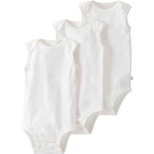 little planet by carter's Unisex 3-pack Short Sleeve Bodysuits Made With Organic Cotton