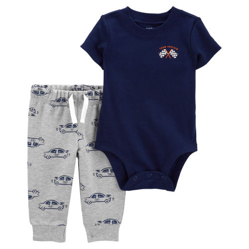 Baby 2-Piece Race Car Bodysuit Pant Set | Carter's
