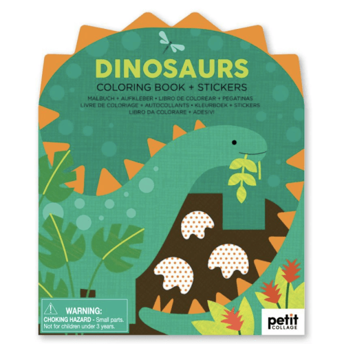 Dinosaurs Coloring Book + Stickers from Handzy in Covington