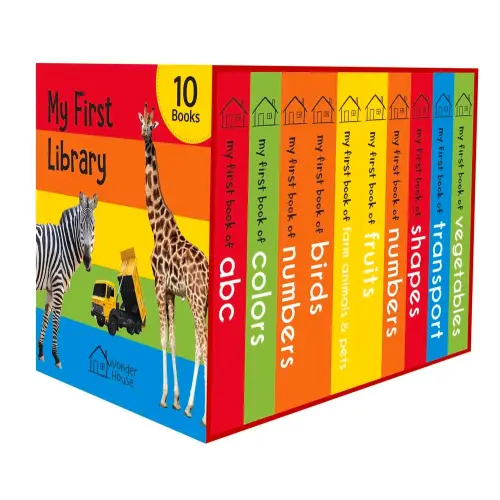 My First Library: Boxset of 10 Board Books for Kids