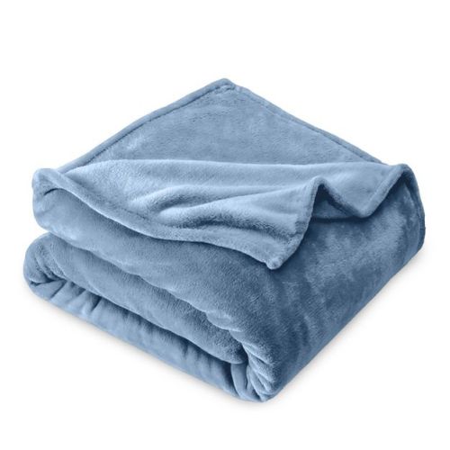 Coronet Blue Microplush Kid Fleece Blanket by Bare Home