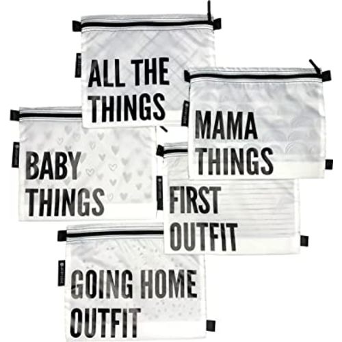 Lucky Love Hospital Bags For Labor and Delivery, Diaper Bag Organizing Pouches and Hospital Bag Essentials For Mom