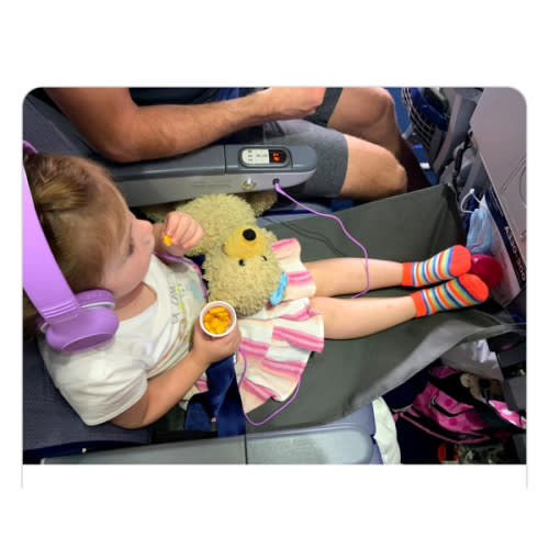 Air Cot - seat extender for kids