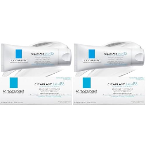 La Roche-Posay Cicaplast Balm B5, Healing Ointment and Soothing Therapeutic Multi Purpose Cream for Dry & Irritated Skin, Body and Hand Balm, Baby Safe, Fragrance Free
