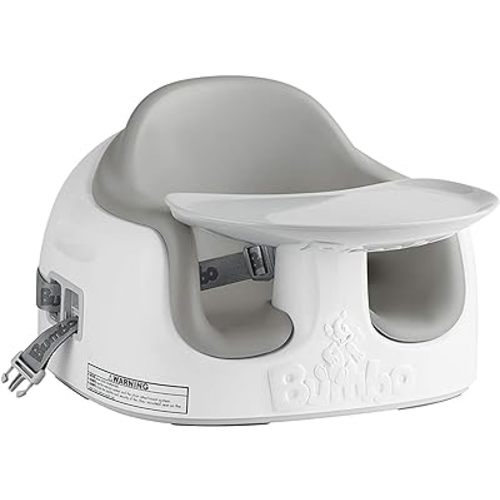 Bumbo 3-in-1 Baby Multi Seat Booster w/Feeding Tray, 6-36 Months Old, Cool Grey