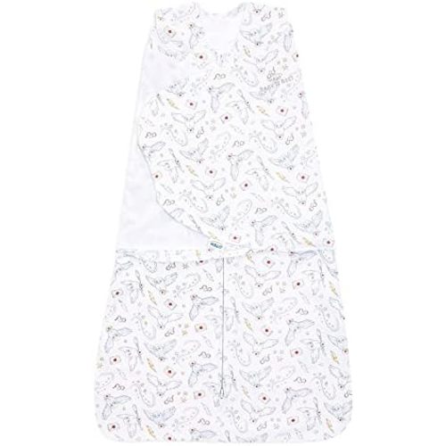 HALO 100% Cotton Sleepsack Swaddle, 3-Way Adjustable Wearable Blanket, TOG 1.5