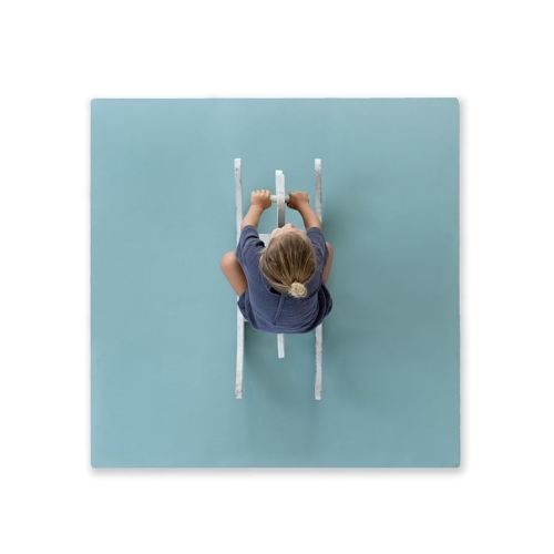 Toddlekind Solid Color Foam Play Mat 4x4 Baby Playmat. Stylish, Non-Toxic, Odorless, Plain Design Puzzle Play Mat 0m+ Mineral (Blue/Green)