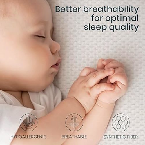 Tutti Bambini 100% Waterproof Bassinet Mattress Protector - Premium Ultra Breathable Bassinet Mattress Pad Cover, Machine Washable, Compatible with CoZee® Bassinets (31.8 x 20 in)