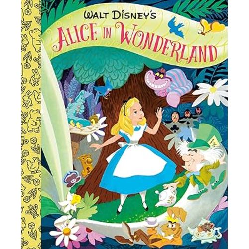 Walt Disney's Alice in Wonderland Little Golden Board Book (Disney Classic) (Little Golden Book)