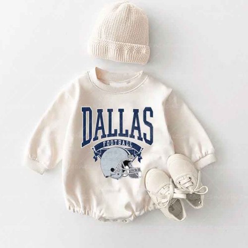 Baby Dallas football Romper