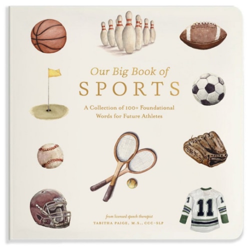 Amazon.com: Our Big Book of Sports: A Collection of 100+ Foundational Words for Future Athletes (Our Little Adventures Series): 9781963183405: Paige, Tabitha, Paige Tate & Co.: Books