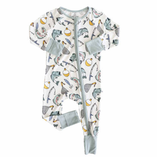 Catch of the Day Convertible Zip Romper