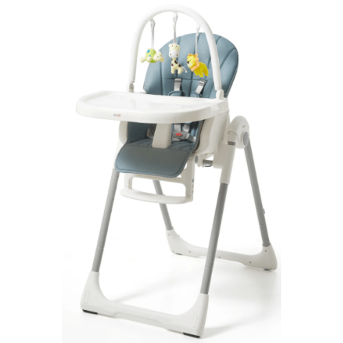 KUB Smart Baby Chair - Blue w/ High Chair Toys