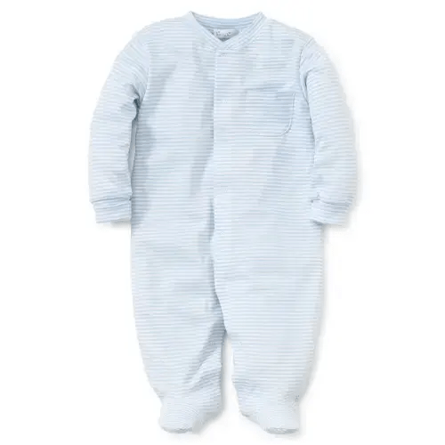 Simple Stripes Blue Footie