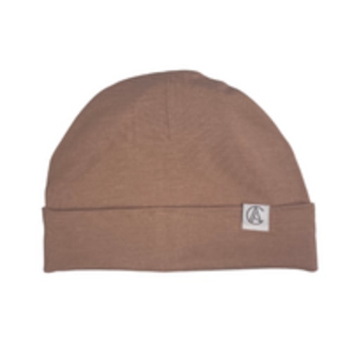 Satin Lined Jersey Beanie-Light Cocoa – Aarin & Co.